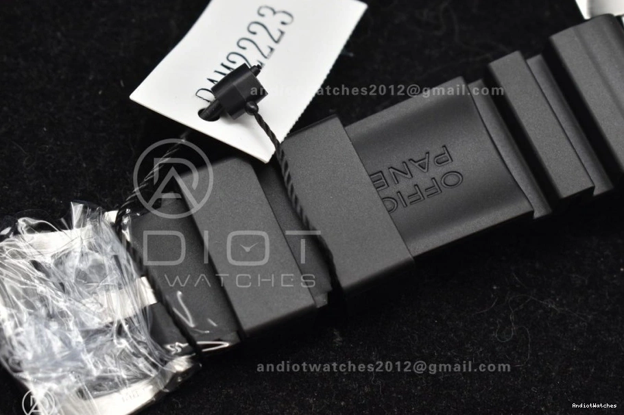 Black PAM2223 White Rubber 42mm on Strap Submersible Edition Best MoistureWicking Dial P 990 VSF 0506